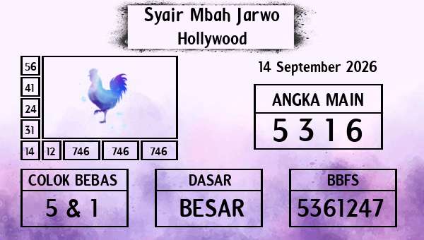 Syair Mbah Jarwo - Hollywood