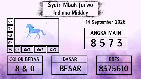 Syair Mbah Jarwo - Indiana Midday