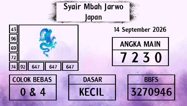 Syair Mbah Jarwo - Japan