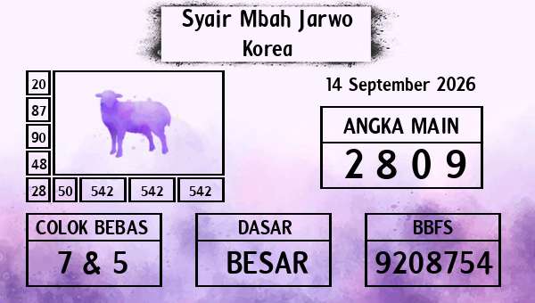 Syair Mbah Jarwo - Korea