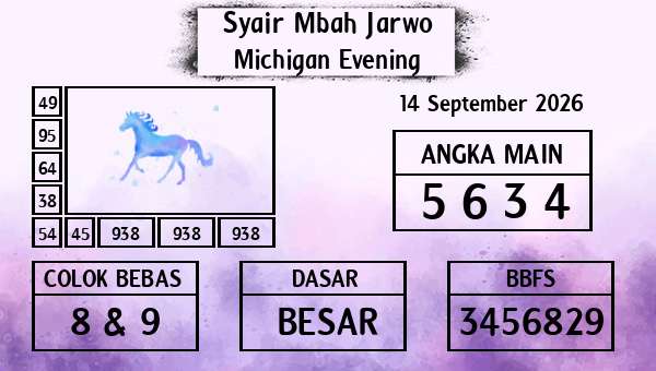 Syair Mbah Jarwo - Michigan Evening