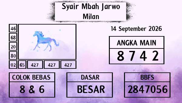 Syair Mbah Jarwo - Milan