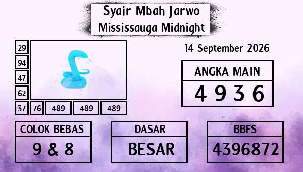 Syair Mbah Jarwo - Mississauga Midnight