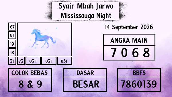 Syair Mbah Jarwo - Mississauga Night