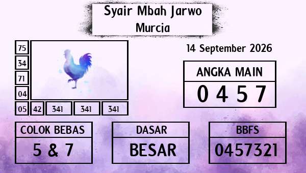 Syair Mbah Jarwo - Murcia