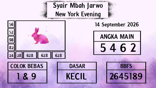 Syair Mbah Jarwo - New York Evening