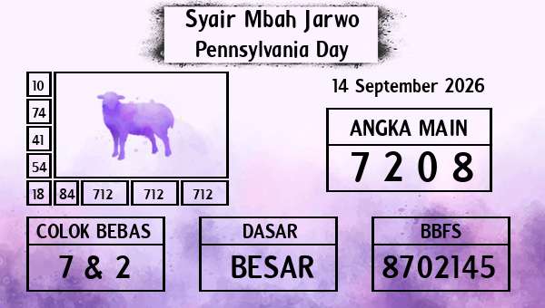 Syair Mbah Jarwo - Pennsylvania Day