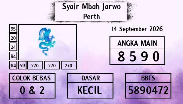 Syair Mbah Jarwo - Perth