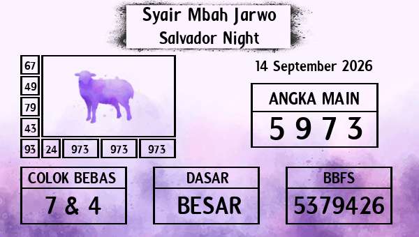 Syair Mbah Jarwo - Salvador Night