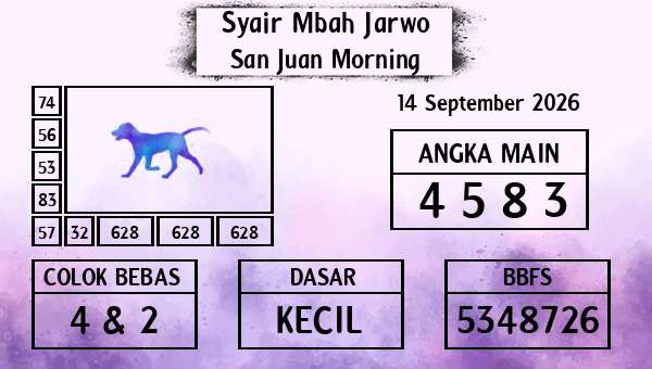 Syair Mbah Jarwo - San Juan Morning