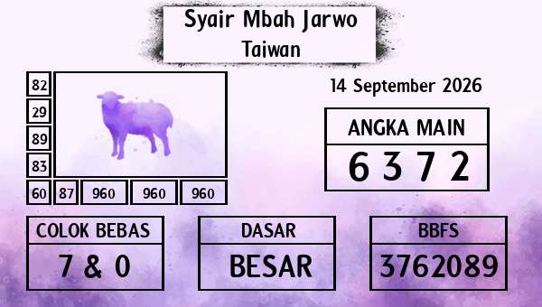 Syair Mbah Jarwo - Taiwan