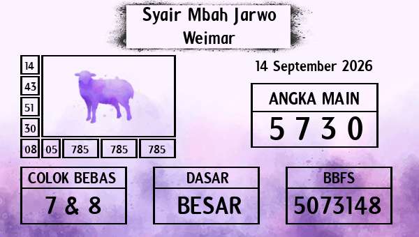 Syair Mbah Jarwo - Weimar
