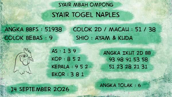 Syair Mbah Ompong - Syair Togel Naples