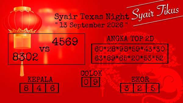- Syair Texas Night