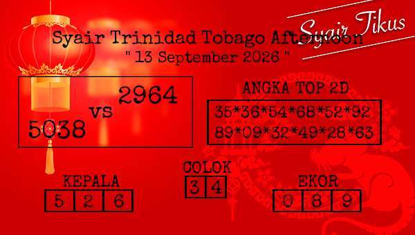  - Syair Trinidad Tobago Afternoon