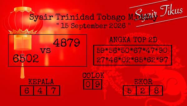  - Syair Trinidad Tobago Midday