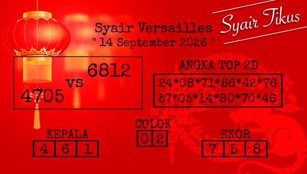  - Syair Versailles