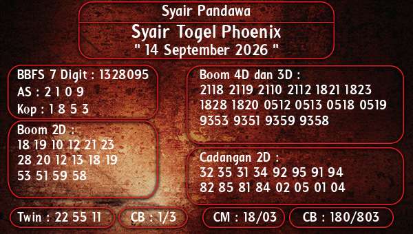 Syair Pandawa - Syair Togel Phoenix
