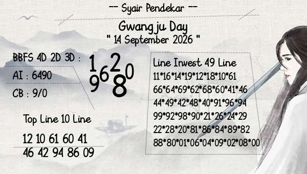 Syair Pendekar - Gwangju Day