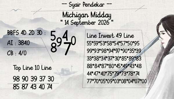 Syair Pendekar - Michigan Midday