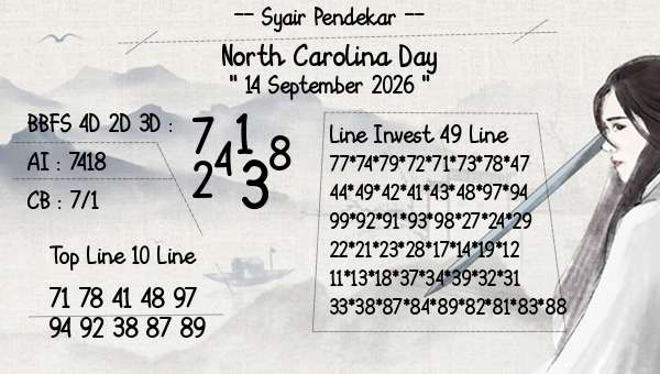 Syair Pendekar - North Carolina Day