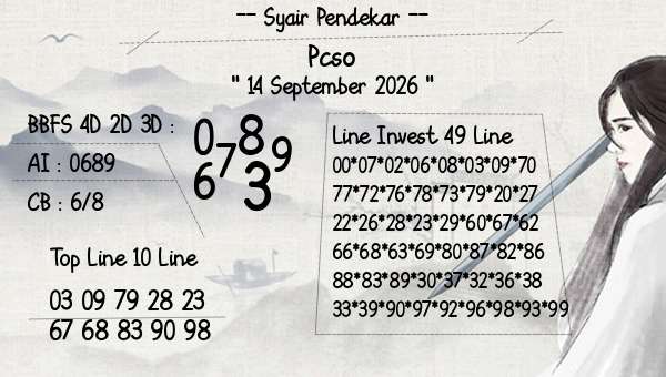 Syair Pendekar - Pcso