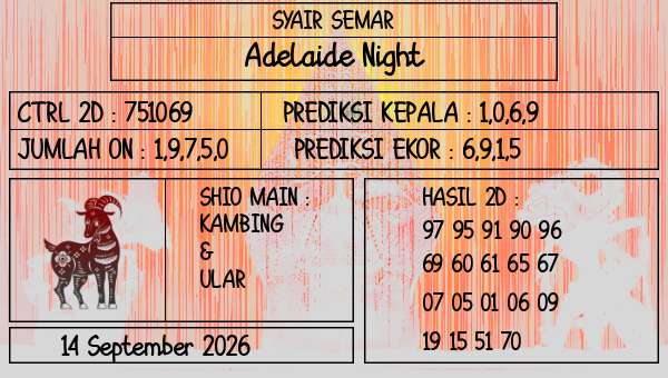 SYAIR SEMAR - Adelaide Night