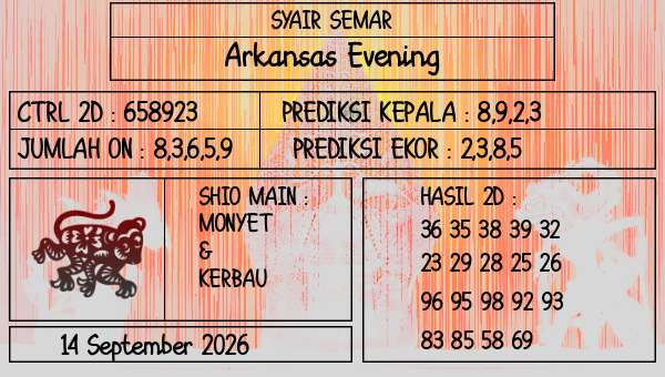 SYAIR SEMAR - Arkansas Evening