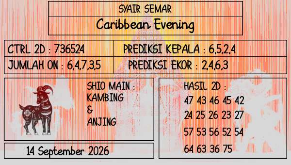 SYAIR SEMAR - Caribbean Evening