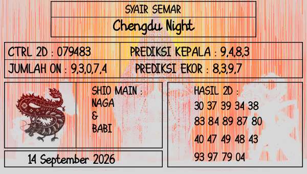 SYAIR SEMAR - Chengdu Night
