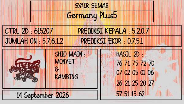 SYAIR SEMAR - Germany Plus5