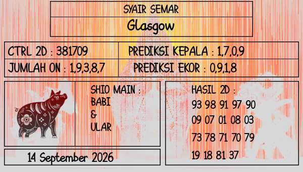 SYAIR SEMAR - Glasgow