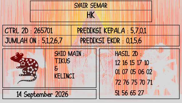 SYAIR SEMAR - HK