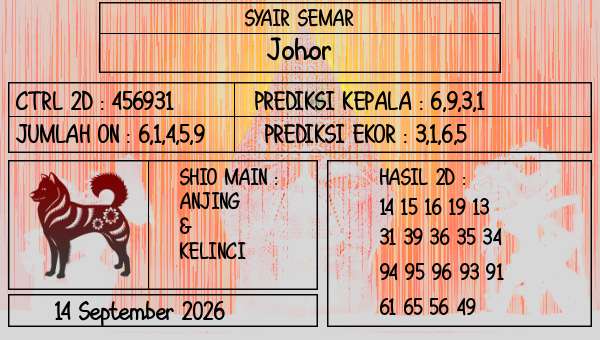SYAIR SEMAR - Johor