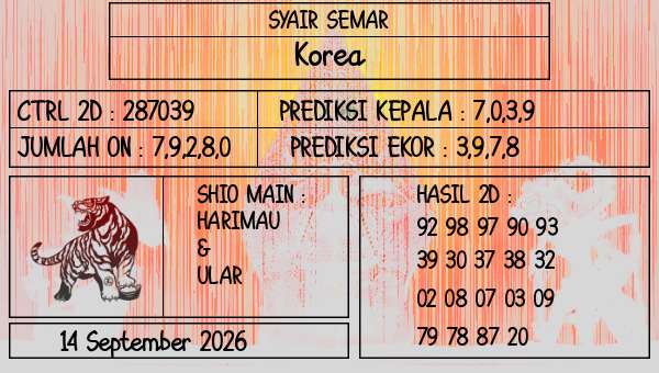 SYAIR SEMAR - Korea