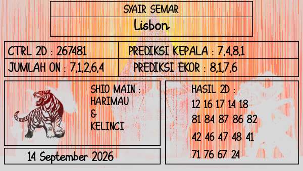 SYAIR SEMAR - Lisbon