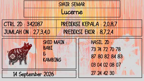 SYAIR SEMAR - Lucerne