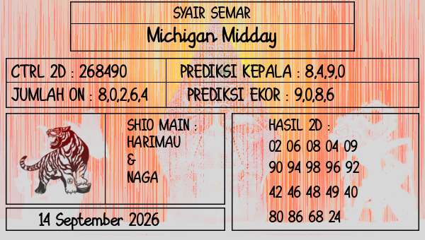 SYAIR SEMAR - Michigan Midday