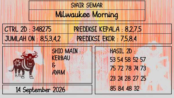 SYAIR SEMAR - Milwaukee Morning