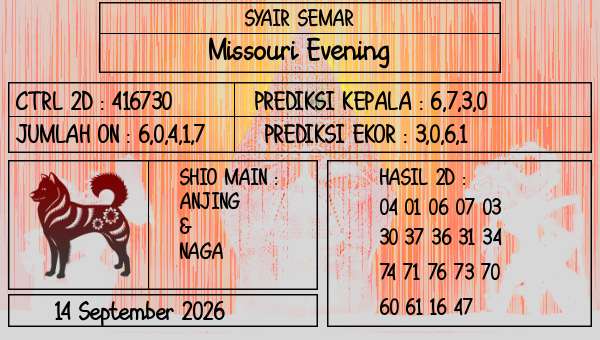 SYAIR SEMAR - Missouri Evening
