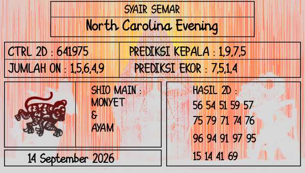 SYAIR SEMAR - North Carolina Evening