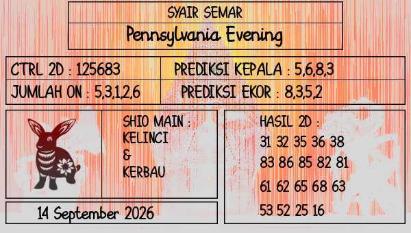 SYAIR SEMAR - Pennsylvania Evening