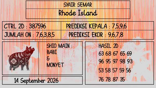 SYAIR SEMAR - Rhode Island