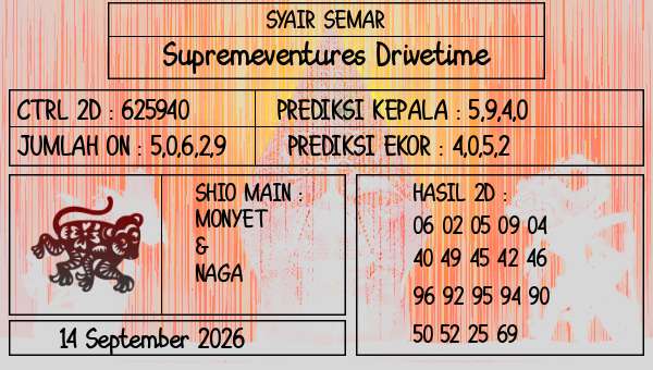 SYAIR SEMAR - Supremeventures Drivetime