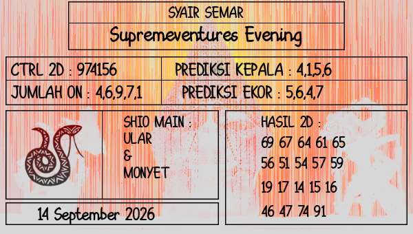 SYAIR SEMAR - Supremeventures Evening