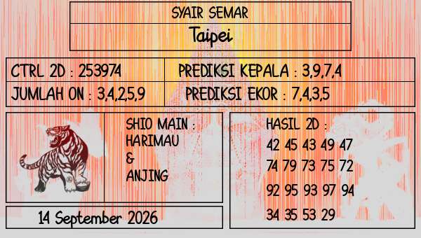 SYAIR SEMAR - Taipei