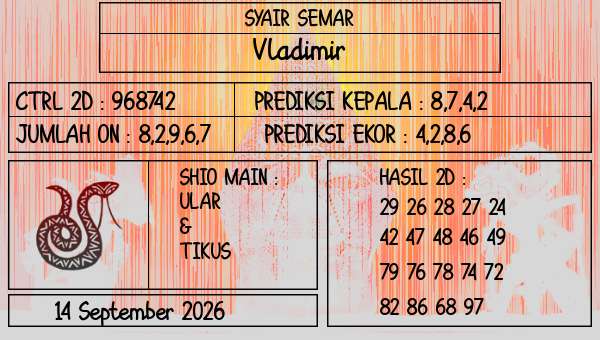 SYAIR SEMAR - Vladimir