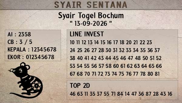  - Syair Togel Bochum