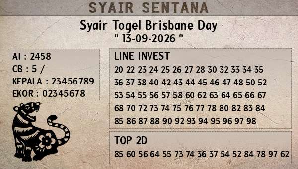  - Syair Togel Brisbane Day