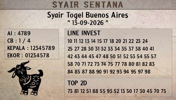 - Syair Togel Buenos Aires
